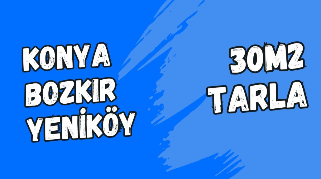 KONYA BOZKIR YENİKÖY KÖYÜNDE 30M² TARLAMIZ SATILIKTIR. - KONYA BOZKIR fotoğraf 9